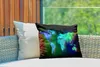 MuchoWow® Outdoor Kissen - Weltkarte - Aquarell - Produktbild-Vorschau 3