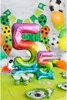 Balon foliowy cyfra 5 stojący 74 cm Náhled obrázku produktu 4