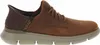 A side view of a single brown Skechers men's sneaker. Anteprima dell’immagine prodotto