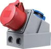 CEE-Kombi-Wanddose McPower 1x Schutzkontakt 1x CEE 16A IP44 Produktbild-Vorschau 1
