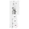 Highboard Weiß 34,5x34x180 cm Holzwerkstoff Produktbild-Vorschau 3