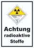 Schild radioaktive Stoffe Radioactive II-GELB hochkant A6 Produktbild-Vorschau 1