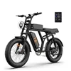 A black electric bicycle is shown against a white background. Náhled obrázku produktu