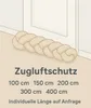 Geflochtene Bettschlange aus VELOURS SAMT 400 cm – Produktbild-Vorschau 8