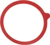 A red rubber gasket for a jar lid, shown in isolation against a white background. Anteprima dell’immagine prodotto