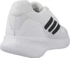 A white Adidas running shoe is shown from the side and back. Produktbild-Vorschau