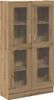 A wooden cabinet with glass doors. Náhľad obrázku produktu