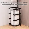 Toilettenpapierhalter, 1-St quadratischer Klopapierhalter, Produktbild-Vorschau 6