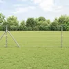 vidaXL Wildzaun 1000 x 80 x 0,18 cm Eisen Feuerverzinkt Produktbild-Vorschau 2