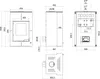 HS FLAMINGO Kaminofen AQUAFLAM VARIO SAPORO 11/7 kW - creme Produktbild-Vorschau 6