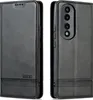 Leder Hülle für Honor 90, Klapphüllen Brieftasche Produktbild-Vorschau 2