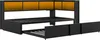 OKWISH Lit Gigogne 90x200 cm - Lit Gigogne Métal Avec Voir les images du produit 5