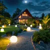 3er Set LED Solarkugel weiß, Erdspieß, DxH 10x38 cm Produktbild-Vorschau 12
