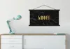 MuchoWow® Textilposter Sieg - Gold - Marmor 90x45 cm mit Produktbild-Vorschau 3