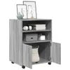 vidaXL Skriňa na kolieskach Grey Sonoma 60x48x81 cm Náhľad obrázku produktu 3
