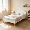 Kinderbett Weiß mit Rausfallschutz & Lattenrost, Juniorbett Produktbild-Vorschau 8