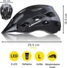 Dunlop Fahrradhelm Kopfschutz Sportzubehör Leichtwachsam Produktbild-Vorschau 2