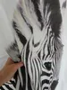 Spirella Zebra Black Duschvorhang 180x200 cm Schwarz Weiß Produktbild-Vorschau 3