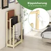 COSTWAY wolnostojący wieszak na ręczniki, drewniany wieszak Podgląd zdjęcia produktu 6