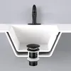 Auralum Universal Ablaufgarnitur Waschbecken, schwarzes Produktbild-Vorschau 3