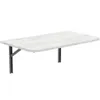 AKKE Weiss Craft skladací nástenný stolík so zaoblenými Náhľad obrázku produktu 2