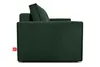 Side view of a dark green corduroy sofa. Produktbild-Vorschau