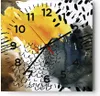 Wanduhr - Quadrat - Glasuhr - Abstraktion Muster Flecken - Produktbild-Vorschau 1