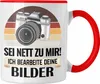 Trendation - Spruch Fotograf Tasse Geschenk Sei Nett Zu Mir Produktbild-Vorschau 1