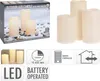LED Outdoor Kerzen Kerzenset Fernbedienung Timer Elfenbein Produktbild-Vorschau 3