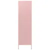 vidaXL Kleiderschrank Rosa 90x50x180 cm Stahl Produktbild-Vorschau 4