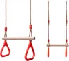Dětská Dřevěná Zahradní Houpačka Gymnastický Trapéz S Náhled obrázku produktu 11