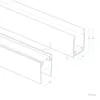 Aluminiumprofil 1m für LED Streifen Neon RGB Halbund 180 Produktbild-Vorschau 5