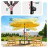 VOUNOT® Sonnenschirm Strandschirm 200cm mit Tragetasche und Produktbild-Vorschau 4