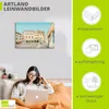ARTland Leinwandbild Pastel Place Größe: 30x20 cm Produktbild-Vorschau 3