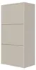 Selsey VELDIO - Wand-Schuhschrank mit 3 Klappen, Greige, 50 Produktbild-Vorschau 1