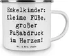 Mr. & Mrs. Panda Emaille Tasse Spruch Enkelkinder Produktbild-Vorschau 3
