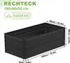 UISEBRT Bac à plantes surélevé en métal 180x90x58cm - 975L Voir les images du produit 2