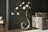 Riesige Designer Vase Wave Alu silber XXL 105cm Blumenvase Produktbild-Vorschau 3