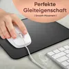 wortek Mauspad klein - Gaming Mauspad in Schwarz - Produktbild-Vorschau 4