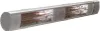 A silver infrared heater is shown against a white background. Produktbild-Vorschau