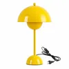 Lampe de table Alpinaluz SHIMO jaune en métal, lampe de Voir les images du produit 1
