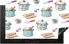 KitchenYeah© Herdabdeckplatte Muster - Kochen - Fisch - Produktbild-Vorschau 1