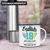 Trendation - 18. Geburtstag Emaille Tasse Geschenk Mädchen Produktbild-Vorschau 4