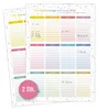 Geburtstagskalender immerwährend - 2er Set in DIN A4 | Produktbild-Vorschau 1