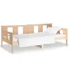 vidaXL Camí de día de madera maciza de pino, 80x200 cm Vista previa de la imagen del producto 1
