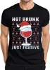 Not Drunk Just Festive Weinliebhaber - Ugly Christmas Produktbild-Vorschau 1
