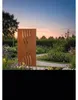 Sichtschutzwand floraworld Wellen Corten 90 x 180 cm rost Produktbild-Vorschau 5