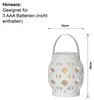 LED Laterne 'Flame' - LED mit bewegtem Feuereffekt - H: Produktbild-Vorschau 11