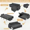 Merax L-förmiges Ecksofa Schlafsofa mit Schlaffunktion, Produktbild-Vorschau 9