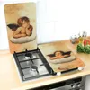 Herdabdeckplatten ANGEL, Glas, 2er-Set Produktbild-Vorschau 2